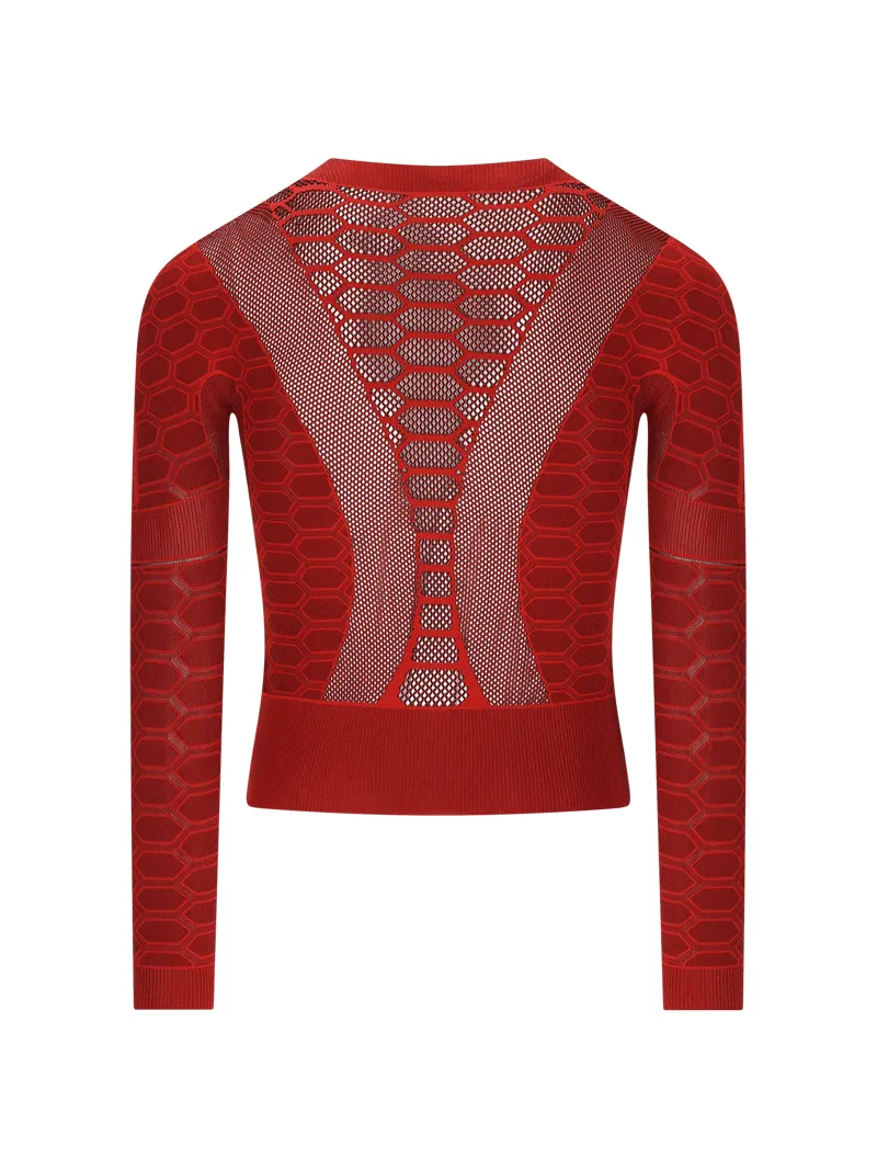 Q36.5 Base Layer 3 LONG SLEEVE : RED-1