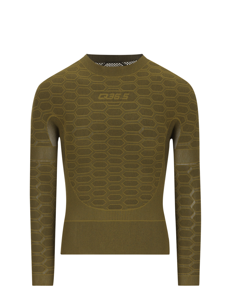 Q36.5 Base Layer 3 LONG SLEEVE : DRAB GREEN