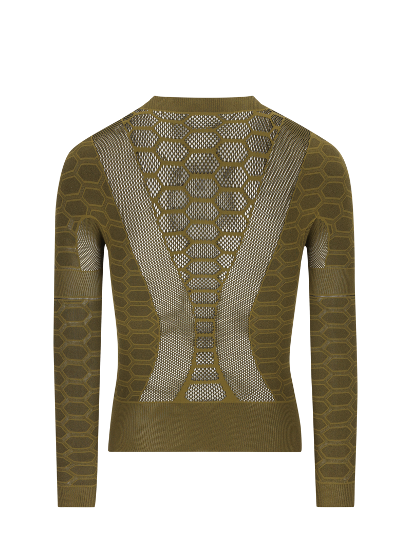 Q36.5 Base Layer 3 LONG SLEEVE : DRAB GREEN-1