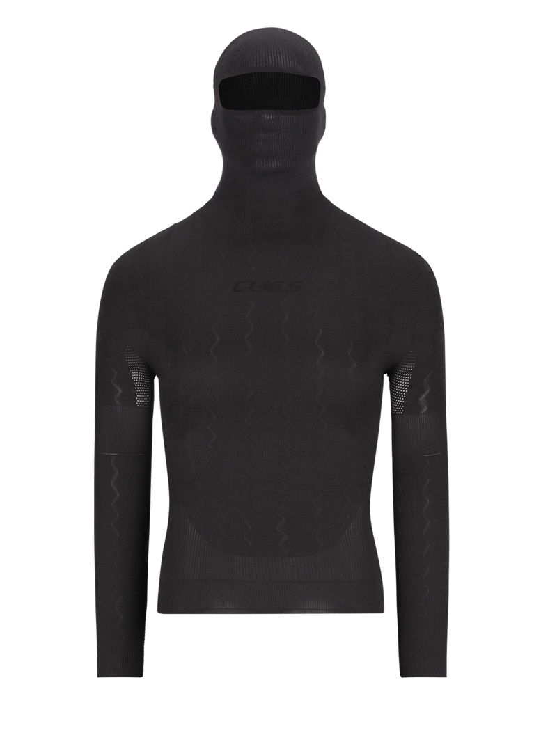 Q36.5 Base Layer 5 PLUS Hoodie : BLACK