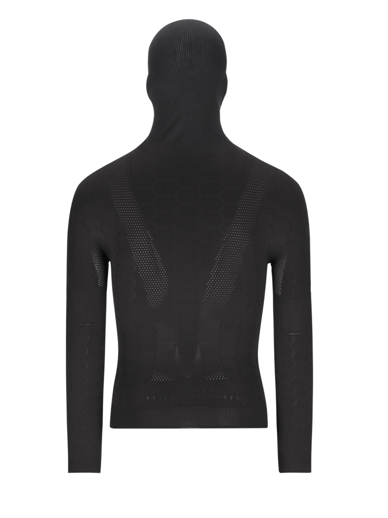 Q36.5 Base Layer 5 PLUS Hoodie : BLACK-1