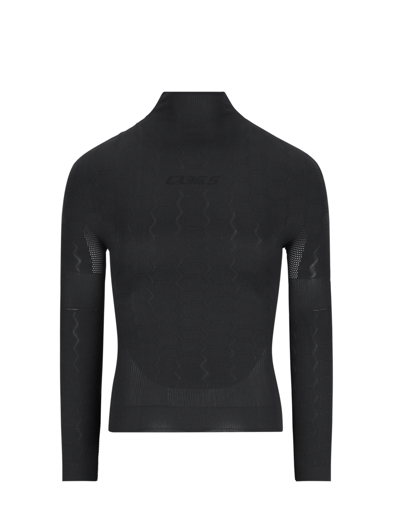 Q36.5 Base Layer 4 PLUS : Long Sleeve Thermal Base Layer in BLACK
