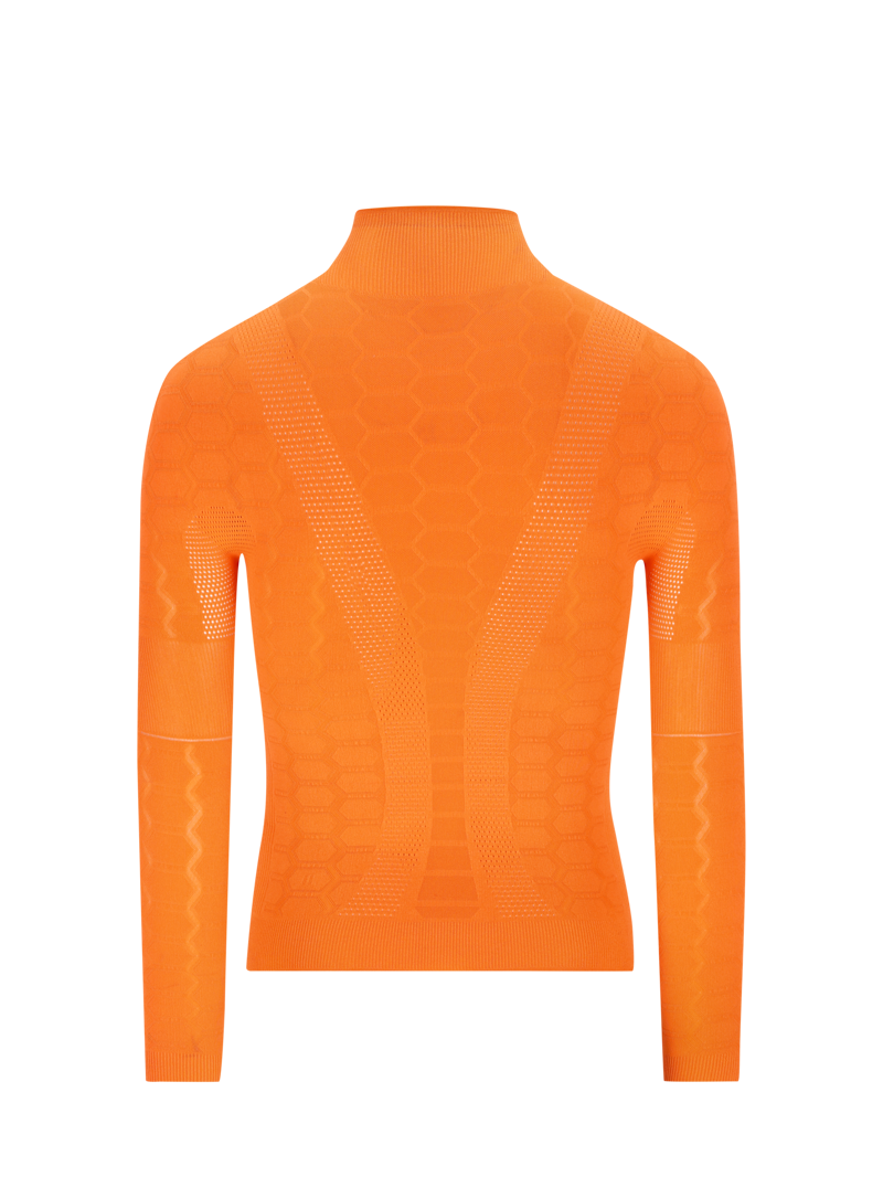 Q36.5 Base Layer 4 PLUS : Long Sleeve Thermal Base Layer in POPPY-1