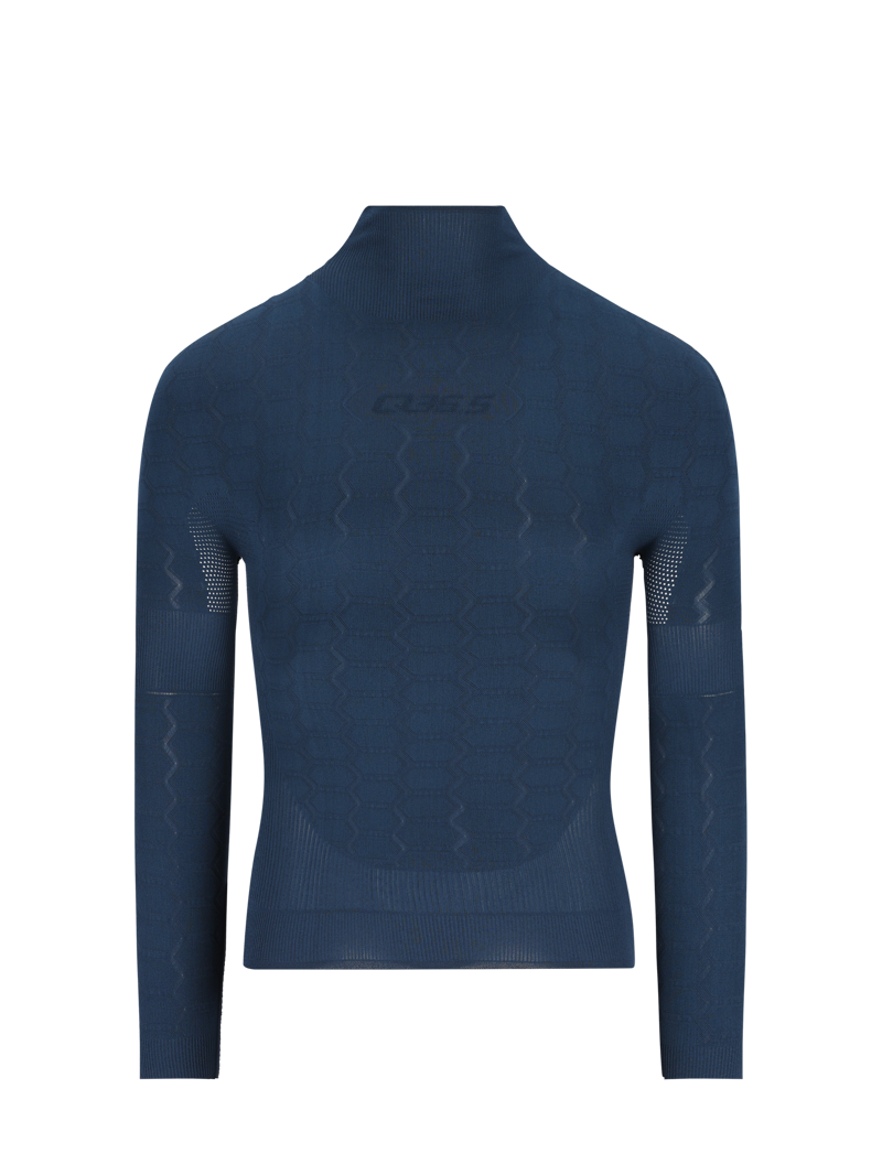 Q36.5 Base Layer 4 PLUS : Long Sleeve Thermal Base Layer in NAVY BLUE
