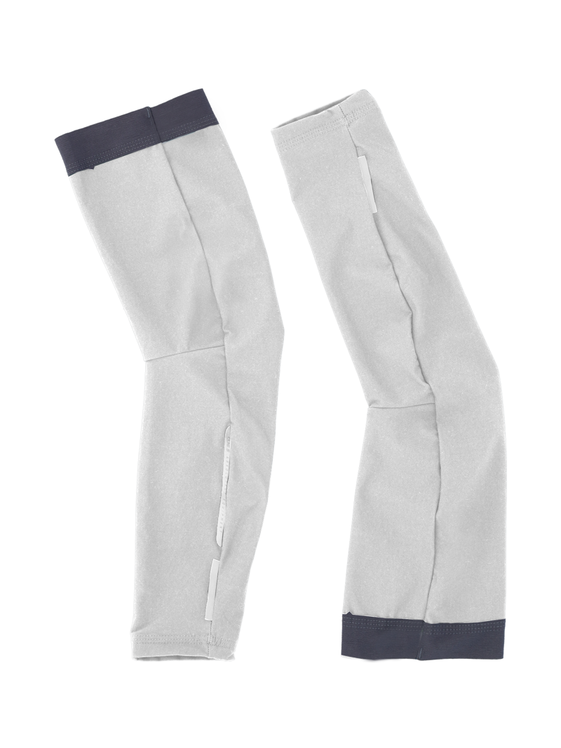 Q36.5 Hybrid ARM Warmers : ICE GREY