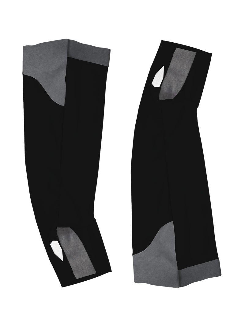 Q36.5 Hybrid KNEE Warmers : BLACK