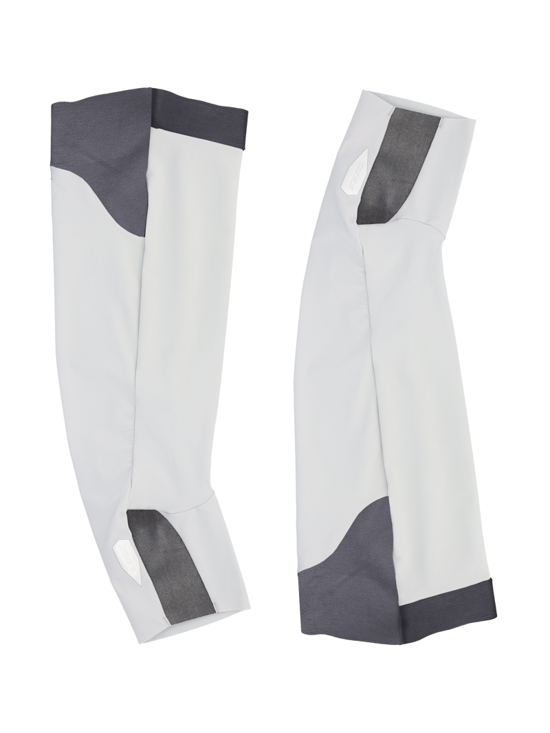Q36.5 Hybrid KNEE Warmers : ICE GREY