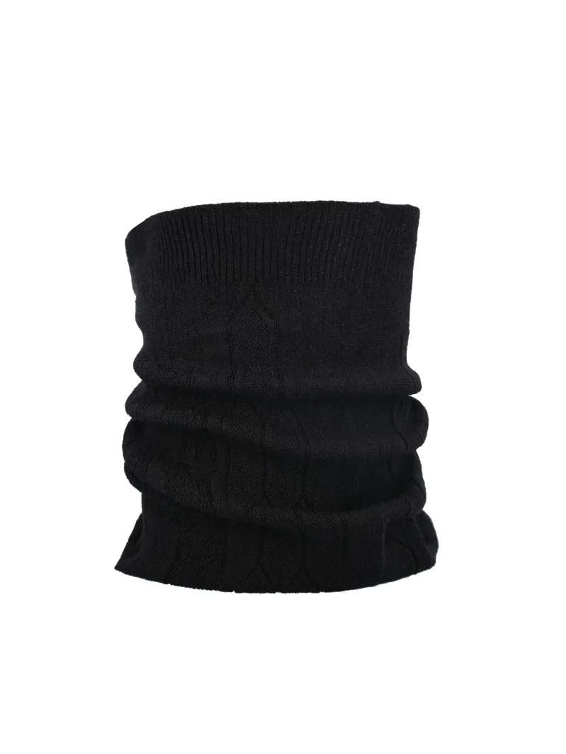 Q36.5 Seamless Neck Cover and Headband : Black