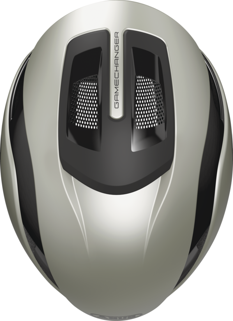 Abus GAMECHANGER 2.0 Aero Road Helmet : Lunar Silver-3