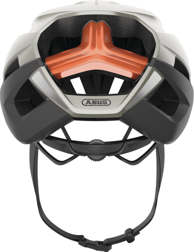 Abus STORMCHASER ACE Road and Gravel Helmet : Lunar Silver-5