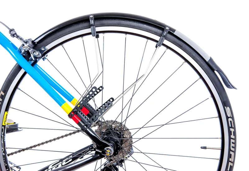 Widget Race Blade Clip-on Mudguards : Full Reflective-2