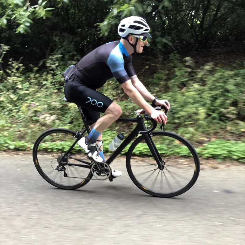 700 GRADIENT Socks : Black / Blue-3