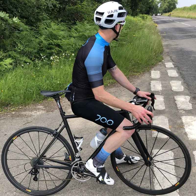 700 GRADIENT Socks : Black / Blue-5