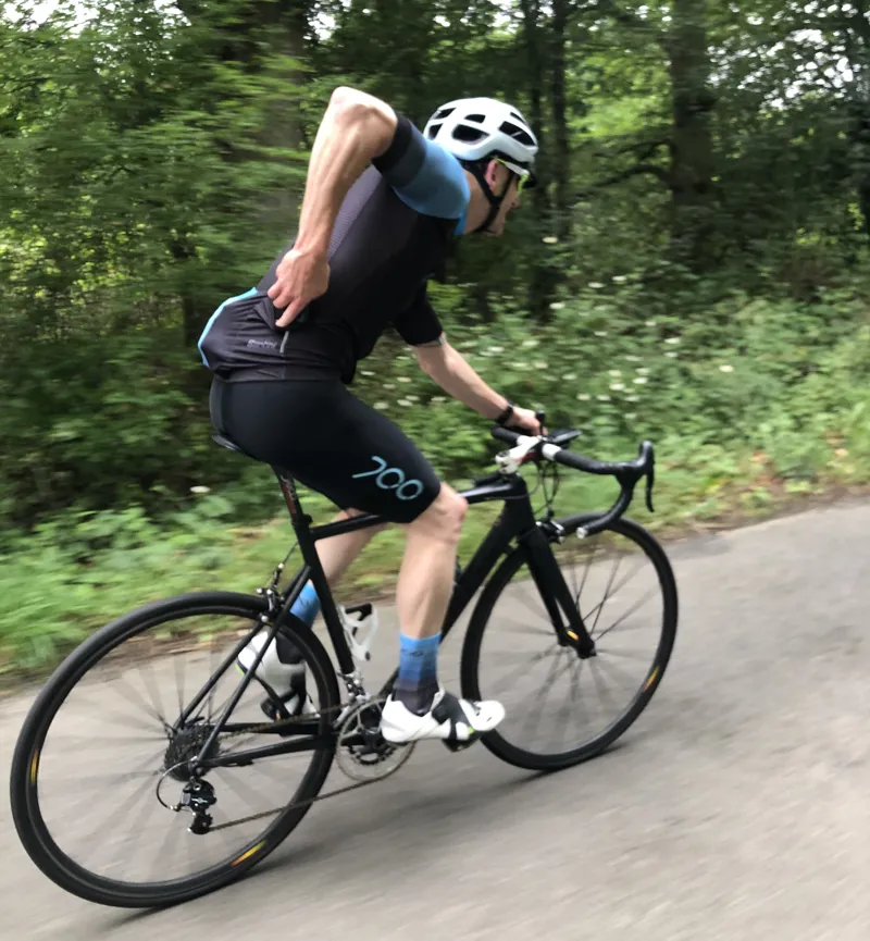 700 GRADIENT Socks : Black / Blue-6