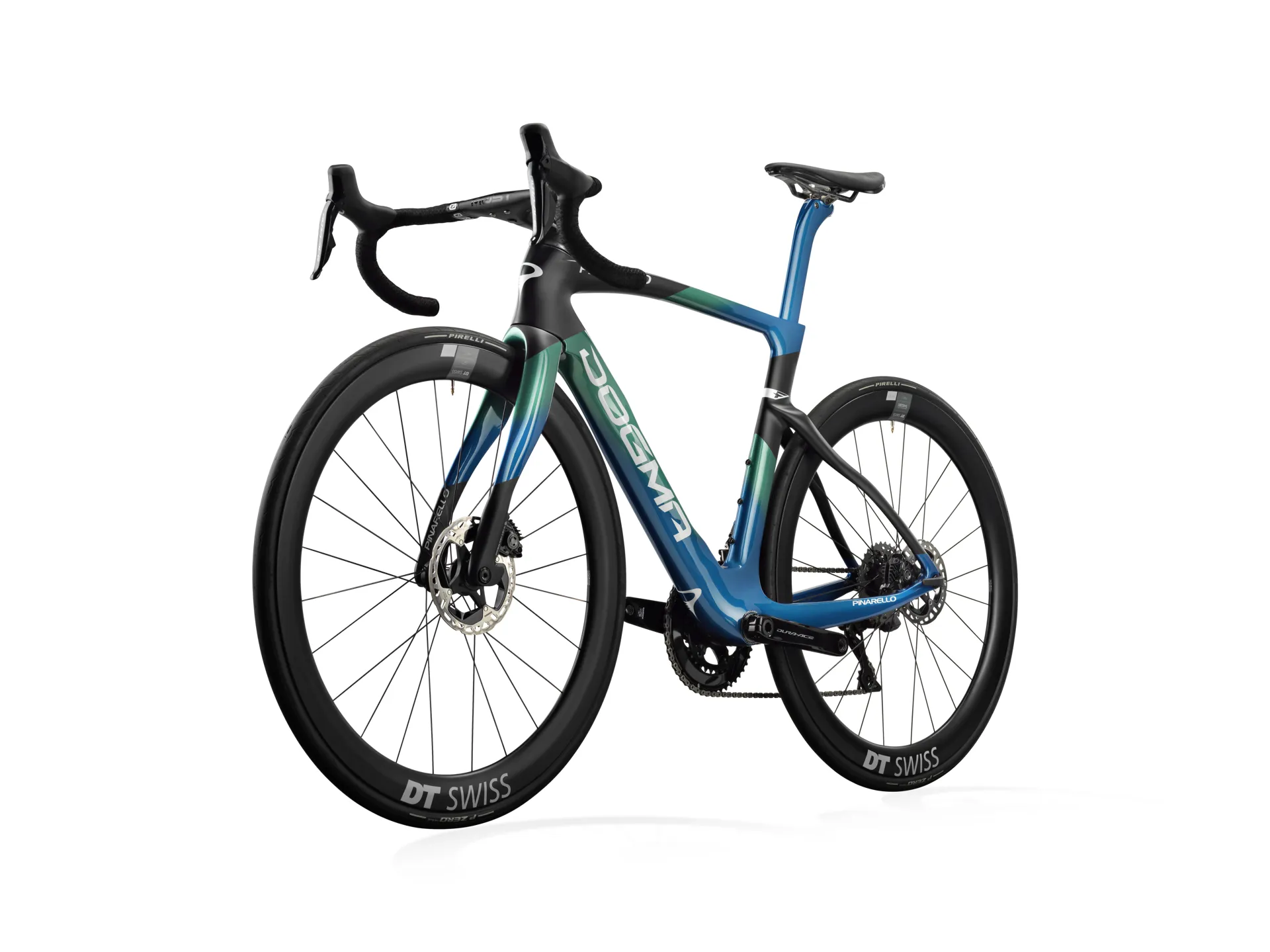 2024 Pinarello DOGMA F Disc FRAME KIT 125 NEBULA GREEN BLUE