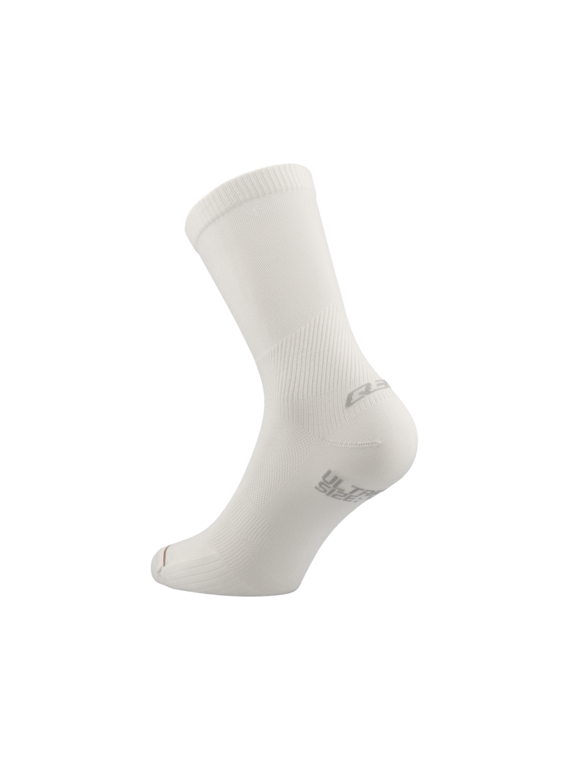 Q36.5 Ultra Long Cycling Socks : WHITE-1