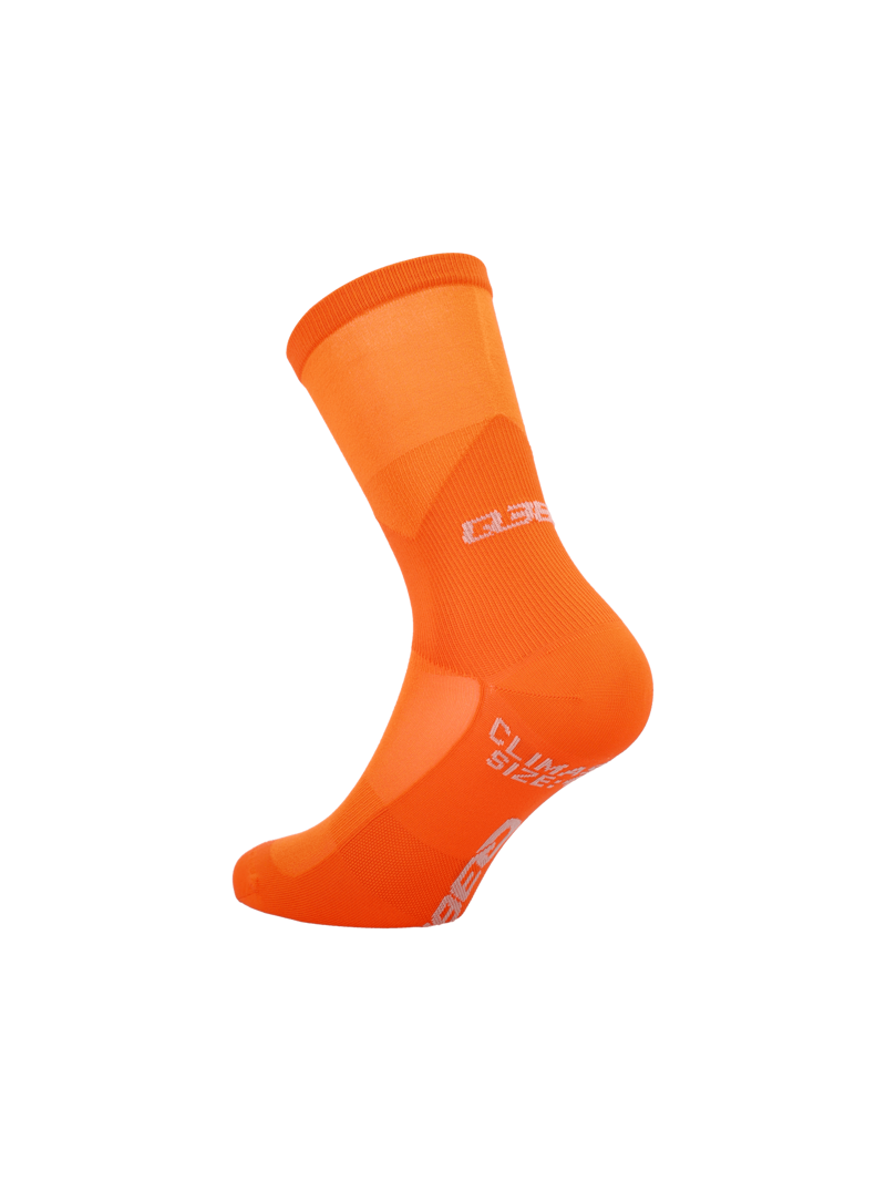 Q36.5 CLIMA Socks : POPPY ORANGE-1