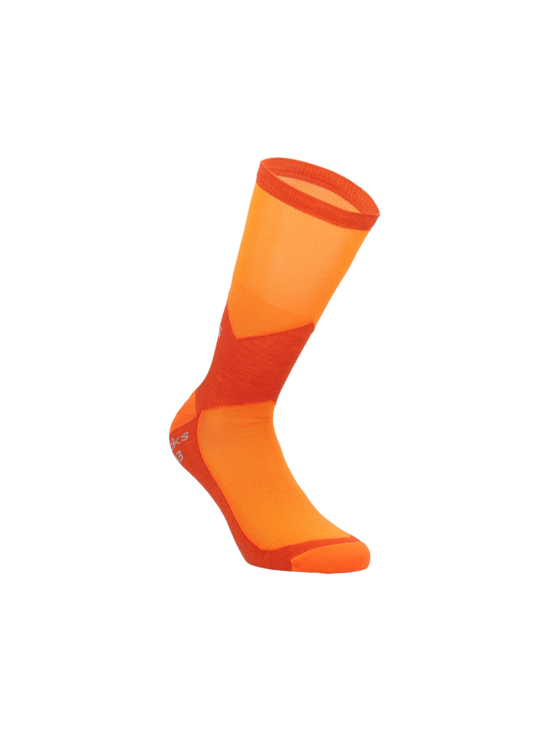 Q36.5 Hybrid Socks : POPPY ORANGE