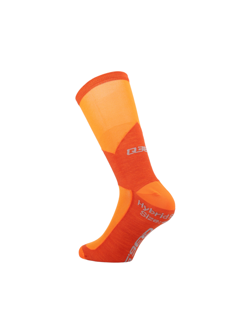 Q36.5 Hybrid Socks : POPPY ORANGE-1