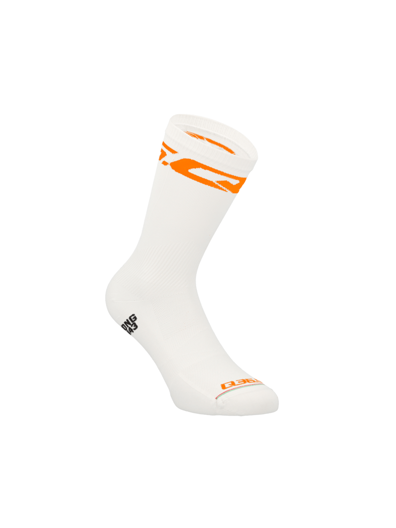 Q36.5 ULTRA BIG LOGO 19 Socks : POPPY ORANGE