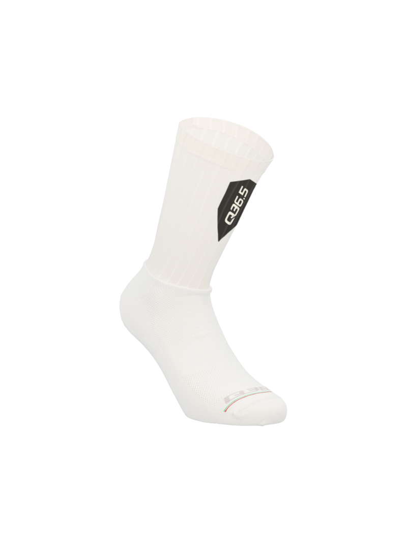 Q36.5 AERO SOCKS : WHITE