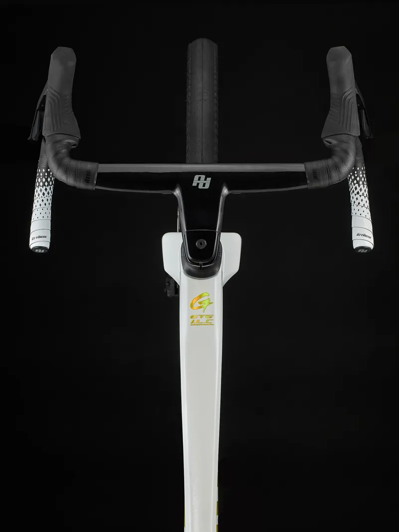 Gusto GTG SPORT TE Gravel Bike : Pearl White-6