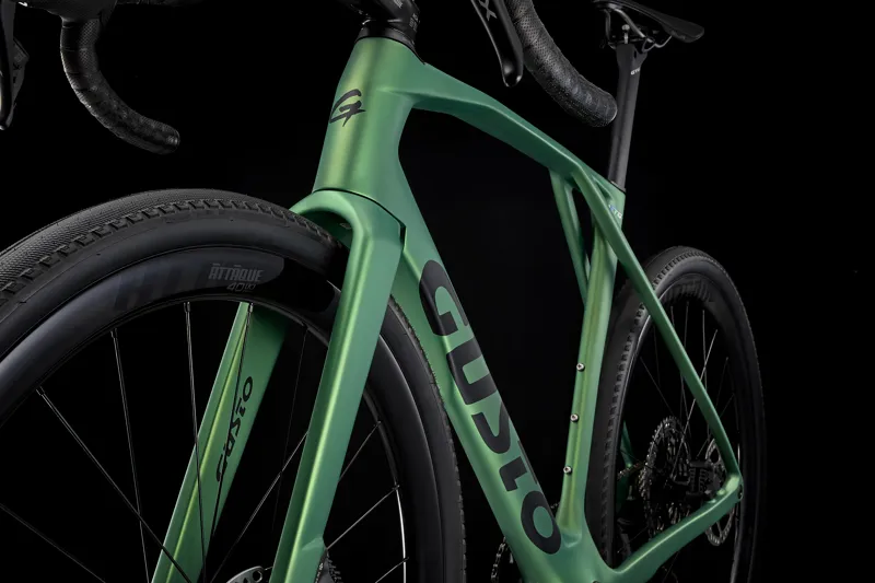 Gusto GTG PRO TE Gravel Bike : Forest Green-3