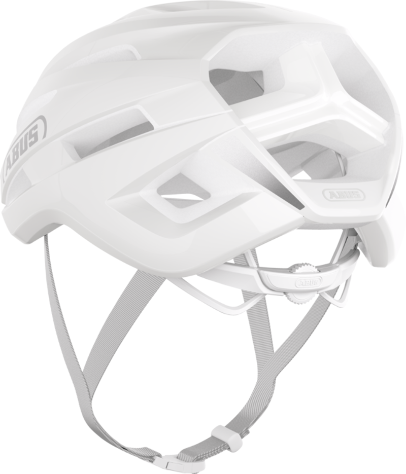 Abus STORMCHASER ACE Road and Gravel Helmet : Pure White-1