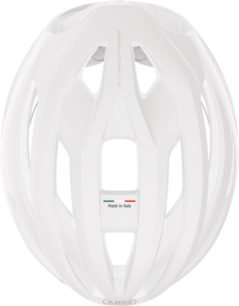 Abus STORMCHASER ACE Road and Gravel Helmet : Pure White-3