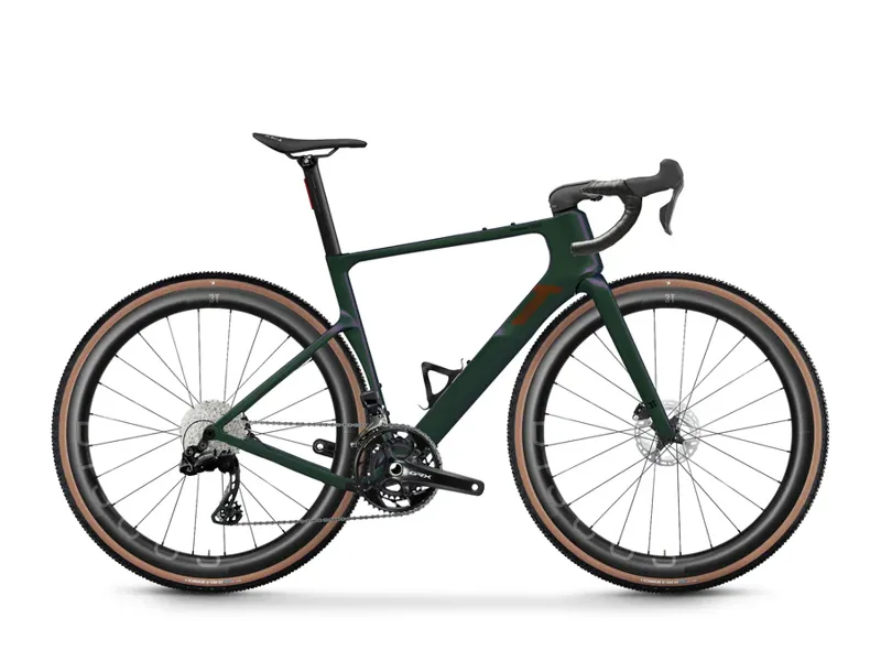 3T RACEMAX 2 ITALIA Gravel Race Bike: GRX Di2 + Discus: Smeraldo GREEN
