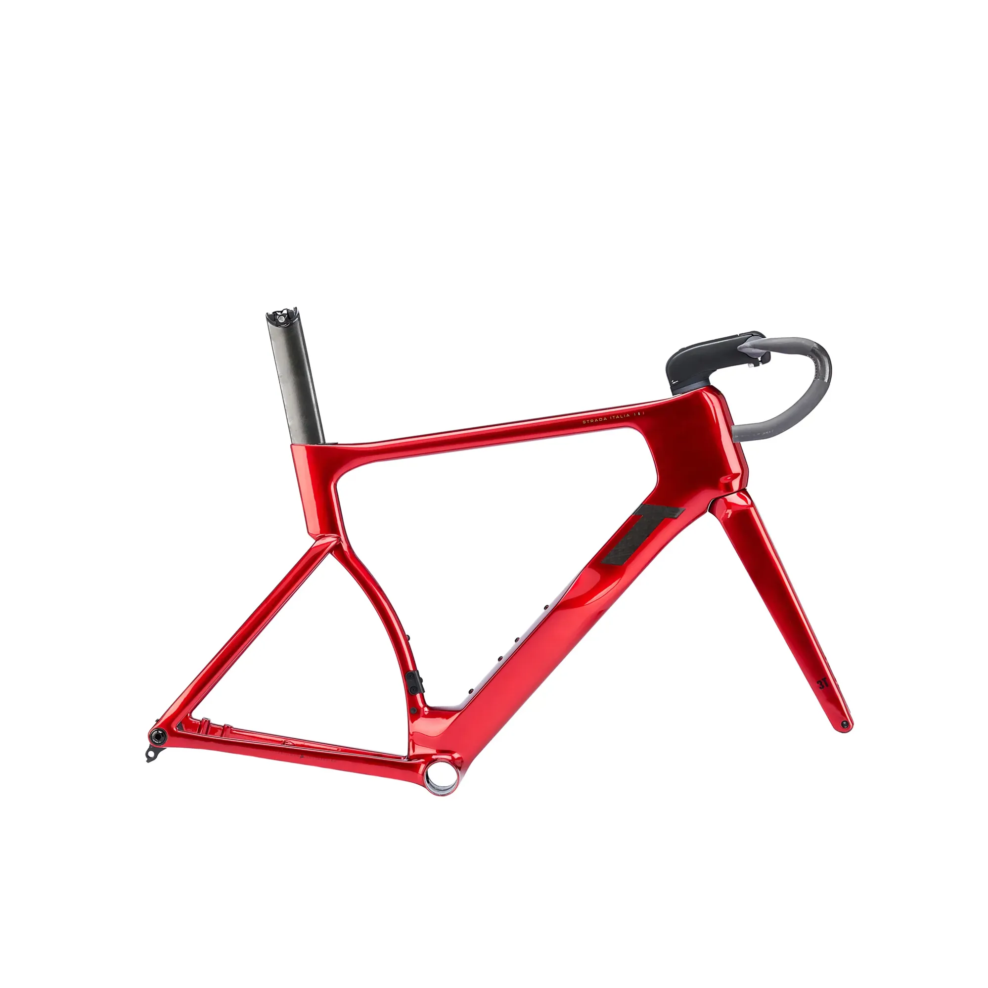 3T STRADA ITALIA Aero Road Race Frame Kit in Red 3T STRADA ITALIA Aero Road Race Frame Kit in Red