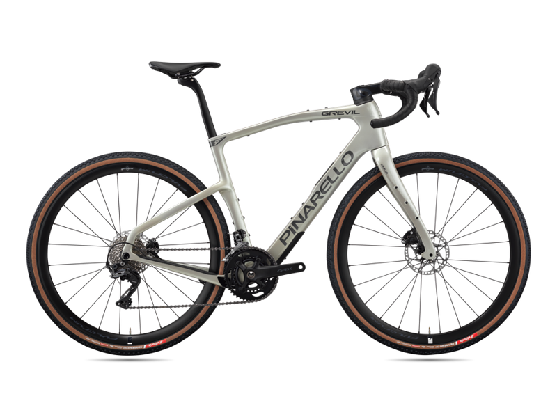 Pinarello Grevil F1 : Shimano GRX610 2x11 : Comet Silver