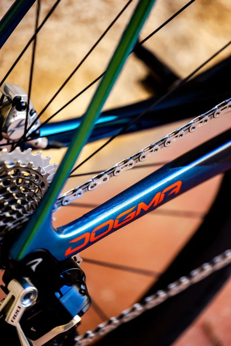 2027 Dogma X with Dura Ace Di2 and Princeton GRIT 4540 in Jade Eclipse-4