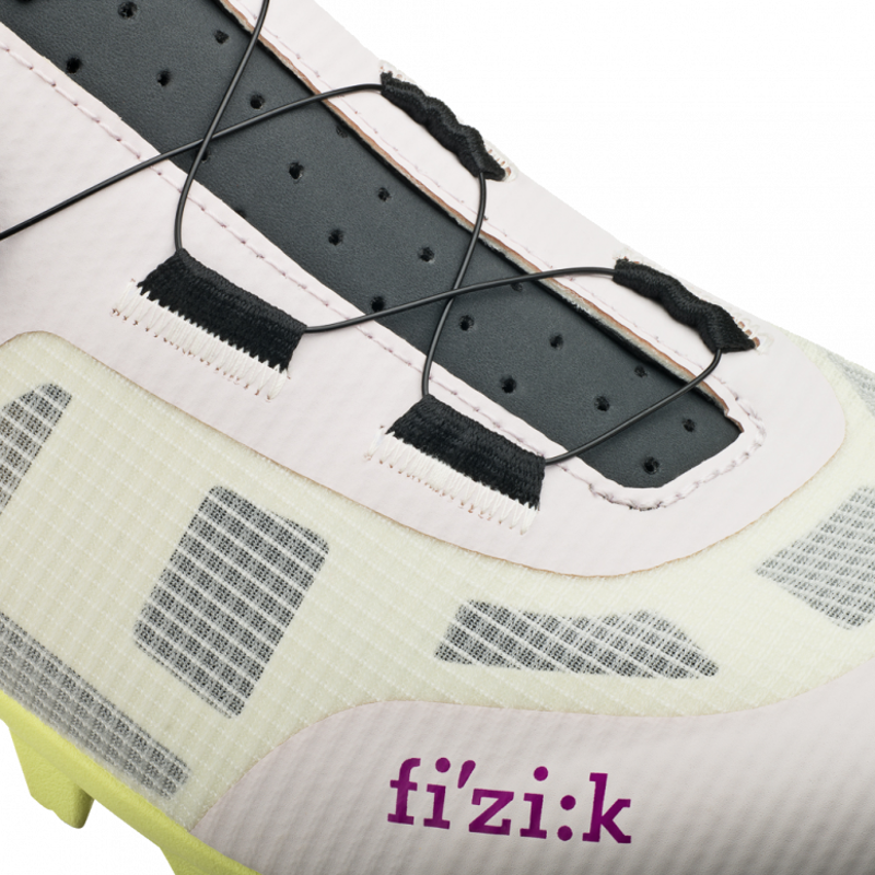 Fizik Vento Proxy Shoes in Lilac and Lime Green-3
