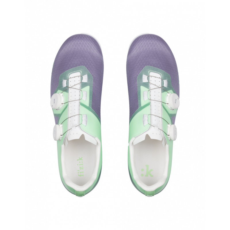 Fizik LYRA Road Cycling Shoes : Lavendar and Mint-1