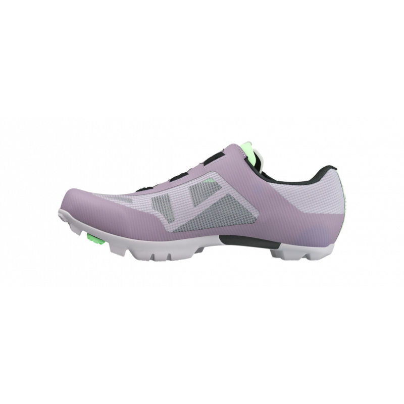 Fizik Vento Proxy Shoes in Purple / Green : WIDE-2