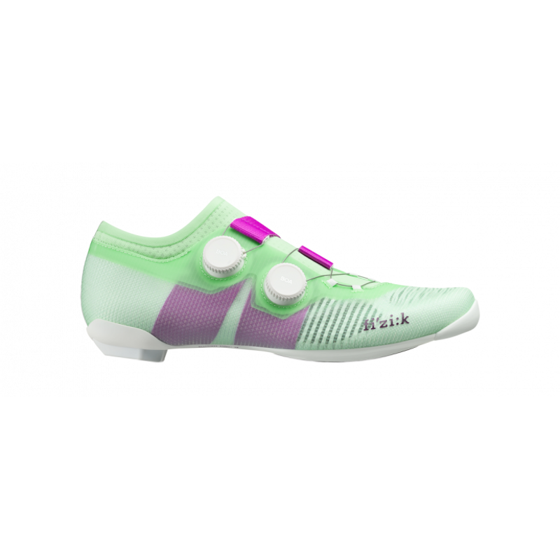 Fizik Vento Vega Carbon Road Shoes : Purple - Green