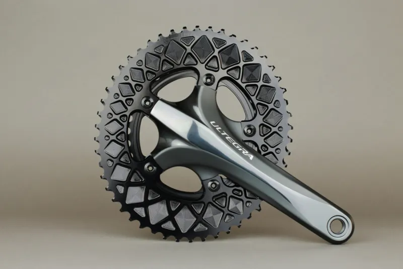 Absolute Black ROAD Oval Chainrings Shimano 5-Arm 110 BCD : BLACK-5