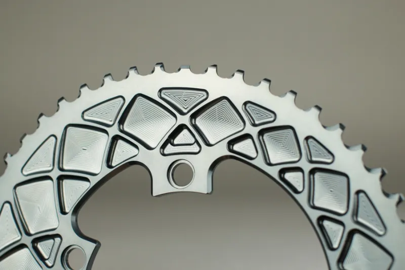 Absolute Black ROAD Oval Chainrings Shimano 5-Arm 110 BCD : BLACK-4