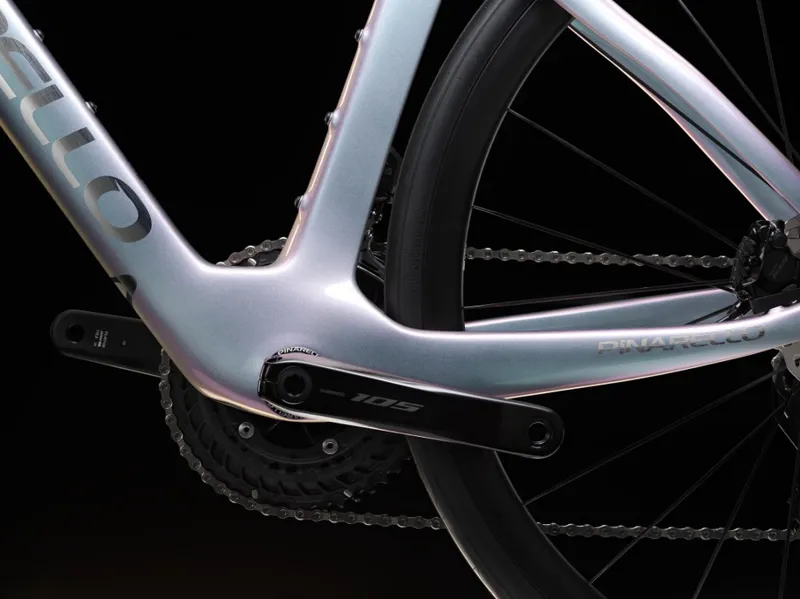 2026 Pinarello F3 105 Di2 Carbon Road Bike : Interstellar Grey-2