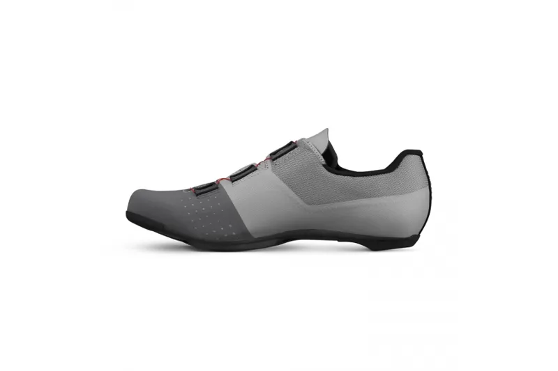 Fizik R4 Tempo Overcurve Road Cycling Shoes : WIDE FIT : Grey / Red-6