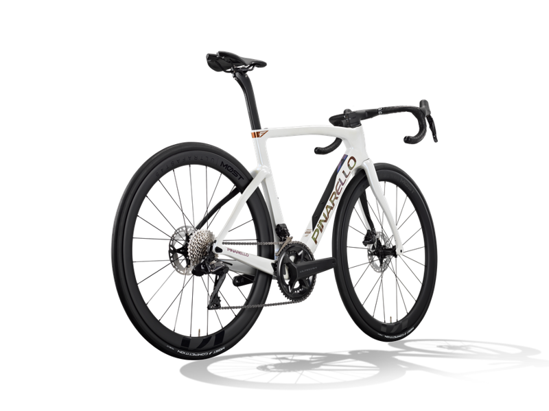2026 Pinarello F7 Ultegra Di2 + Ultrafast 45 Wheels : Alabaster White-2