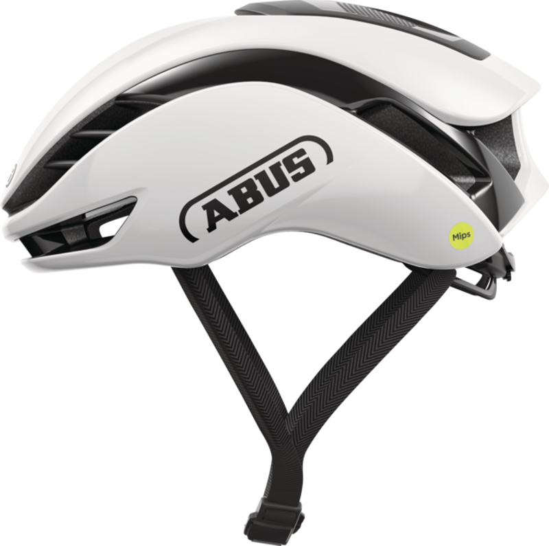 Abus GAMECHANGER 2.0 Aero Road Helmet with MIPS : Shiny White-2
