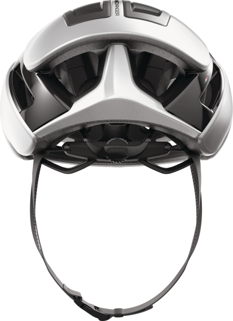 Abus GAMECHANGER 2.0 Aero Road Helmet : Gleam Silver-5