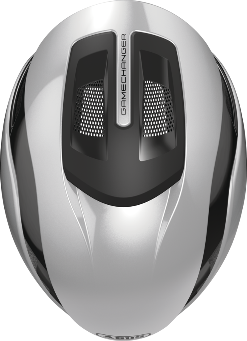 Abus GAMECHANGER 2.0 Aero Road Helmet : Gleam Silver-3
