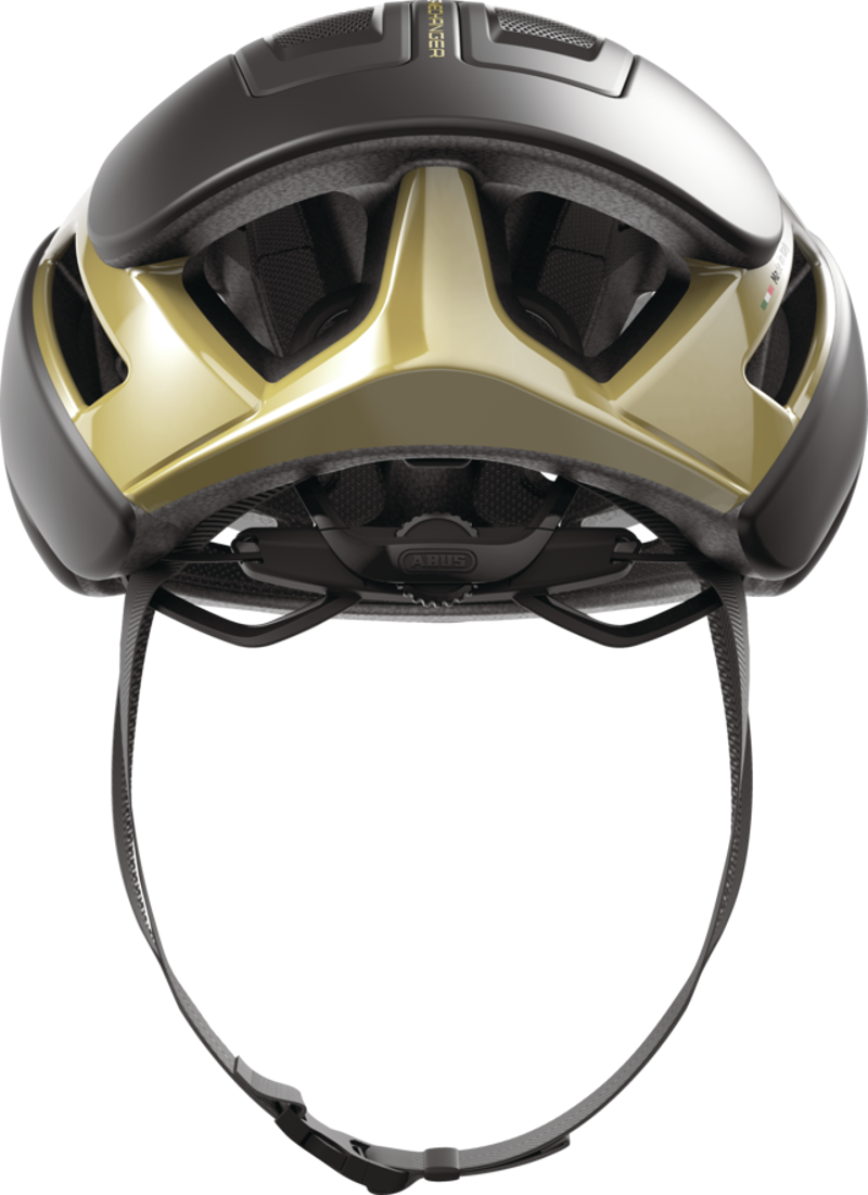 Abus GAMECHANGER 2.0 Aero Road Helmet : Black Gold-5