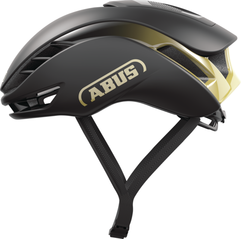 Abus GAMECHANGER 2.0 Aero Road Helmet : Black Gold-2