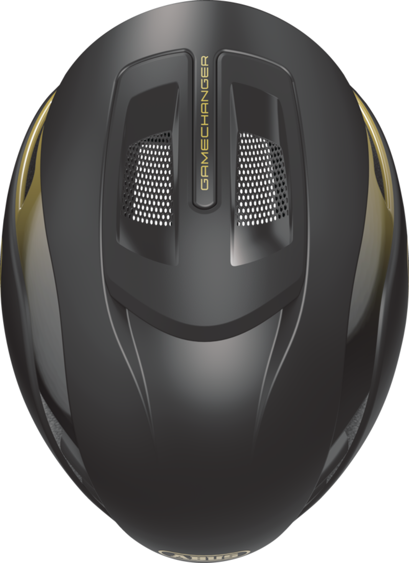 Abus GAMECHANGER 2.0 Aero Road Helmet : Black Gold-3
