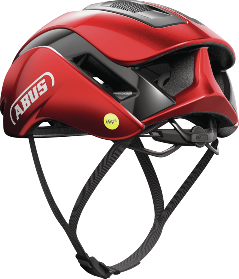 Abus GAMECHANGER 2.0 Aero Road Helmet with MIPS : Performance Red-1