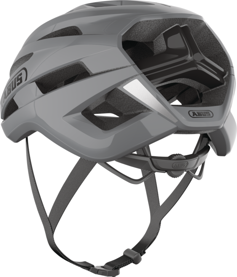 Abus STORMCHASER ACE Road and Gravel Helmet : Race Grey-1